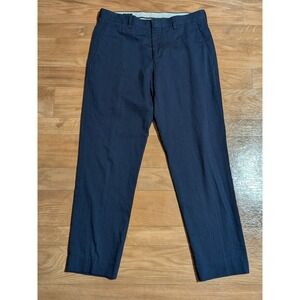 J.Crew Men's Ludlow Slim Navy Blue Somelos Stretch Flat Front Pant Size 32x29